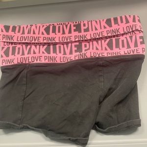 Victoria’s Secret pink yoga shorts. Size small.